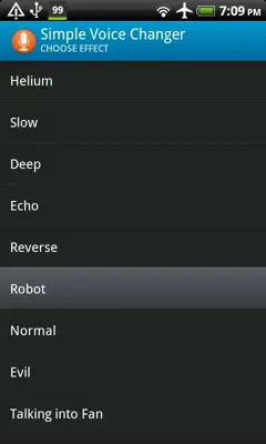 Simple Voice Changer android App screenshot 2